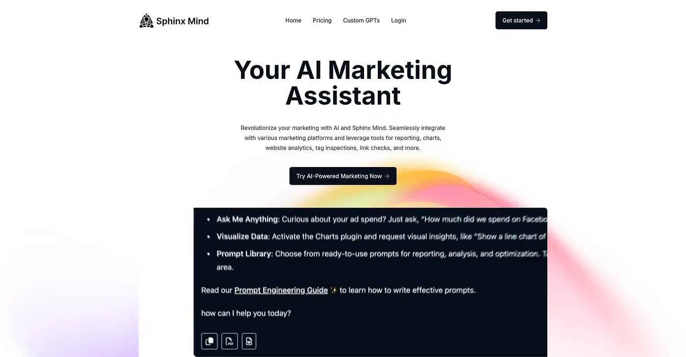 Screenshot of Sphinx Mind