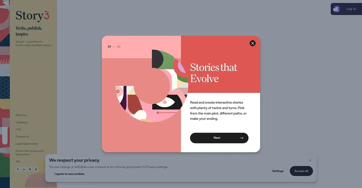 Screenshot of Story 3