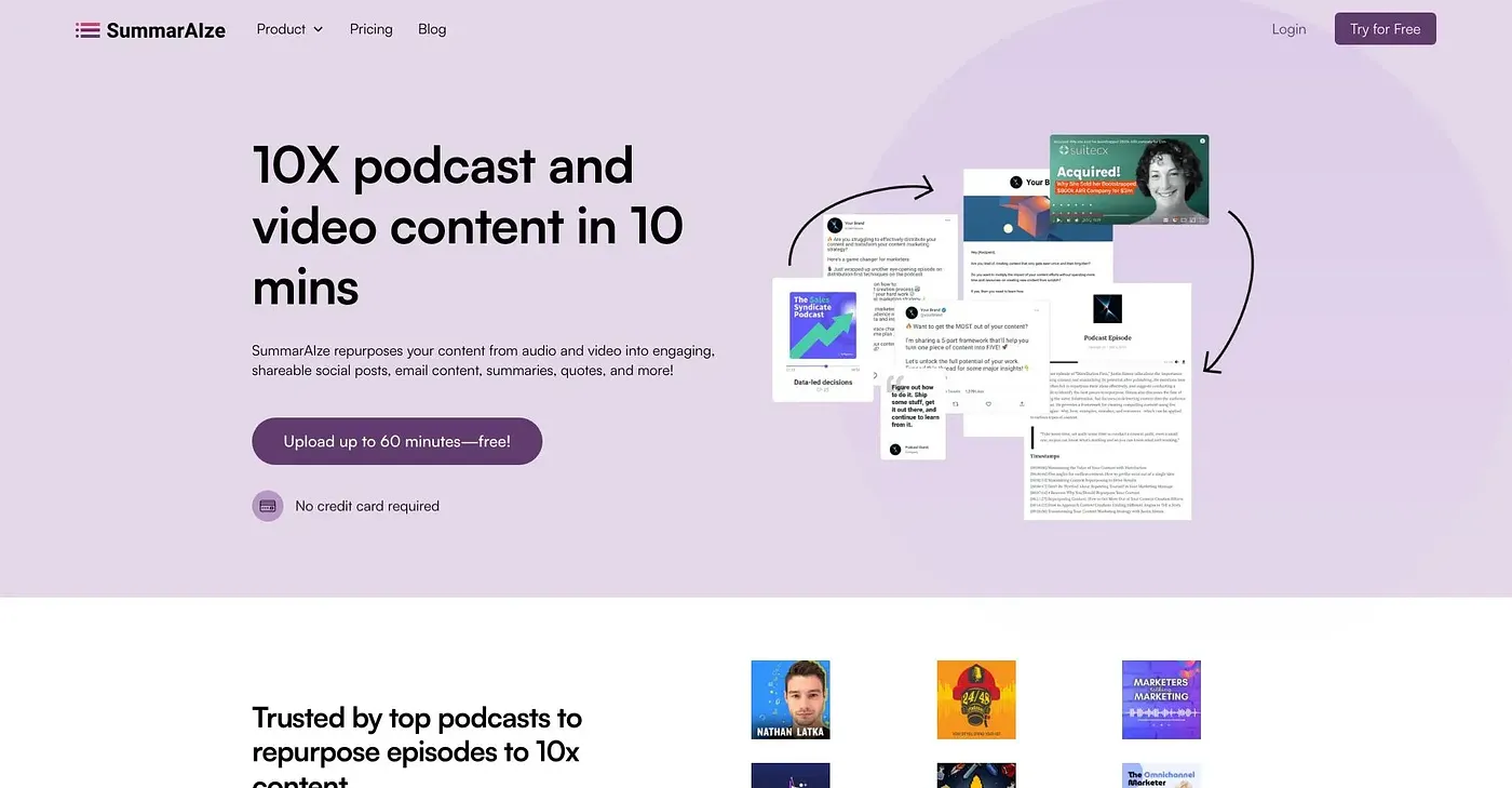 Screenshot of Summaraize