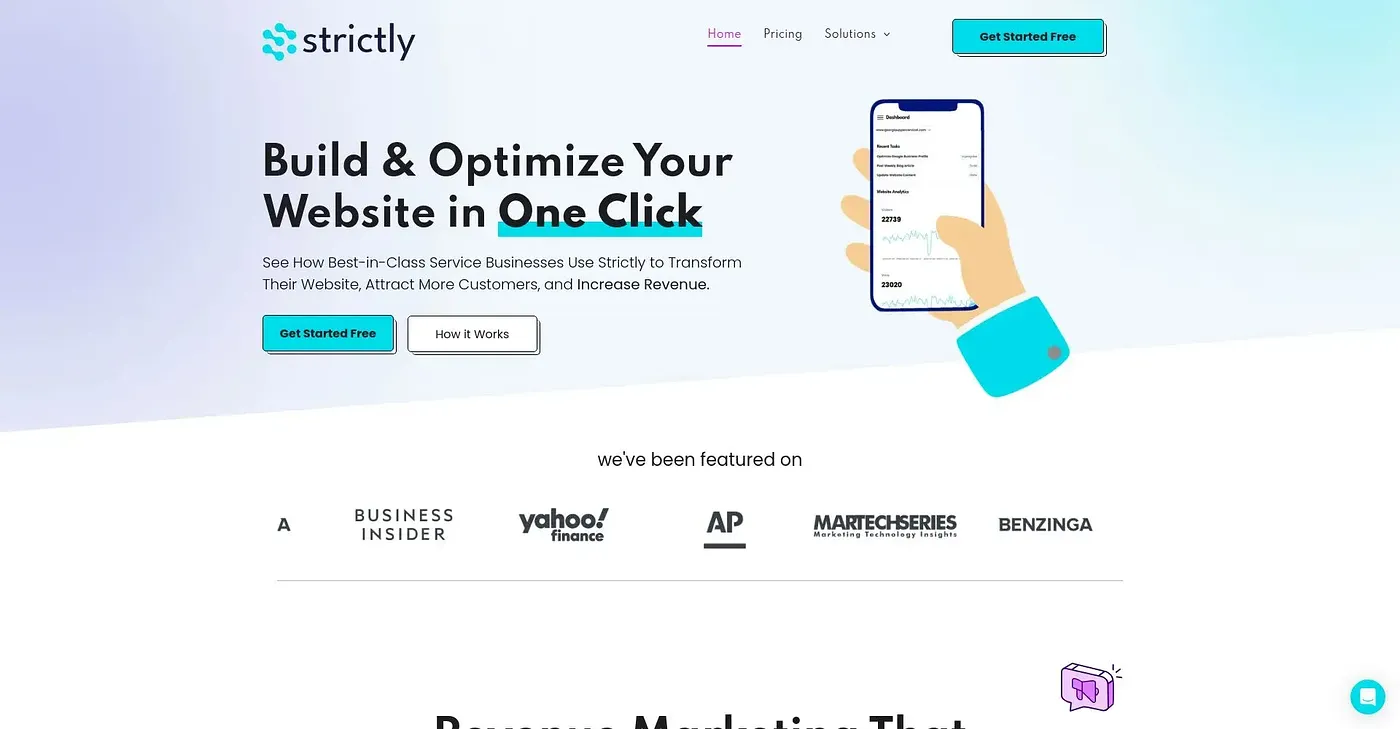 Screenshot of Strictly