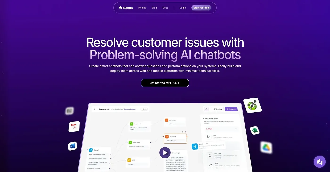 Screenshot of Suppa AI