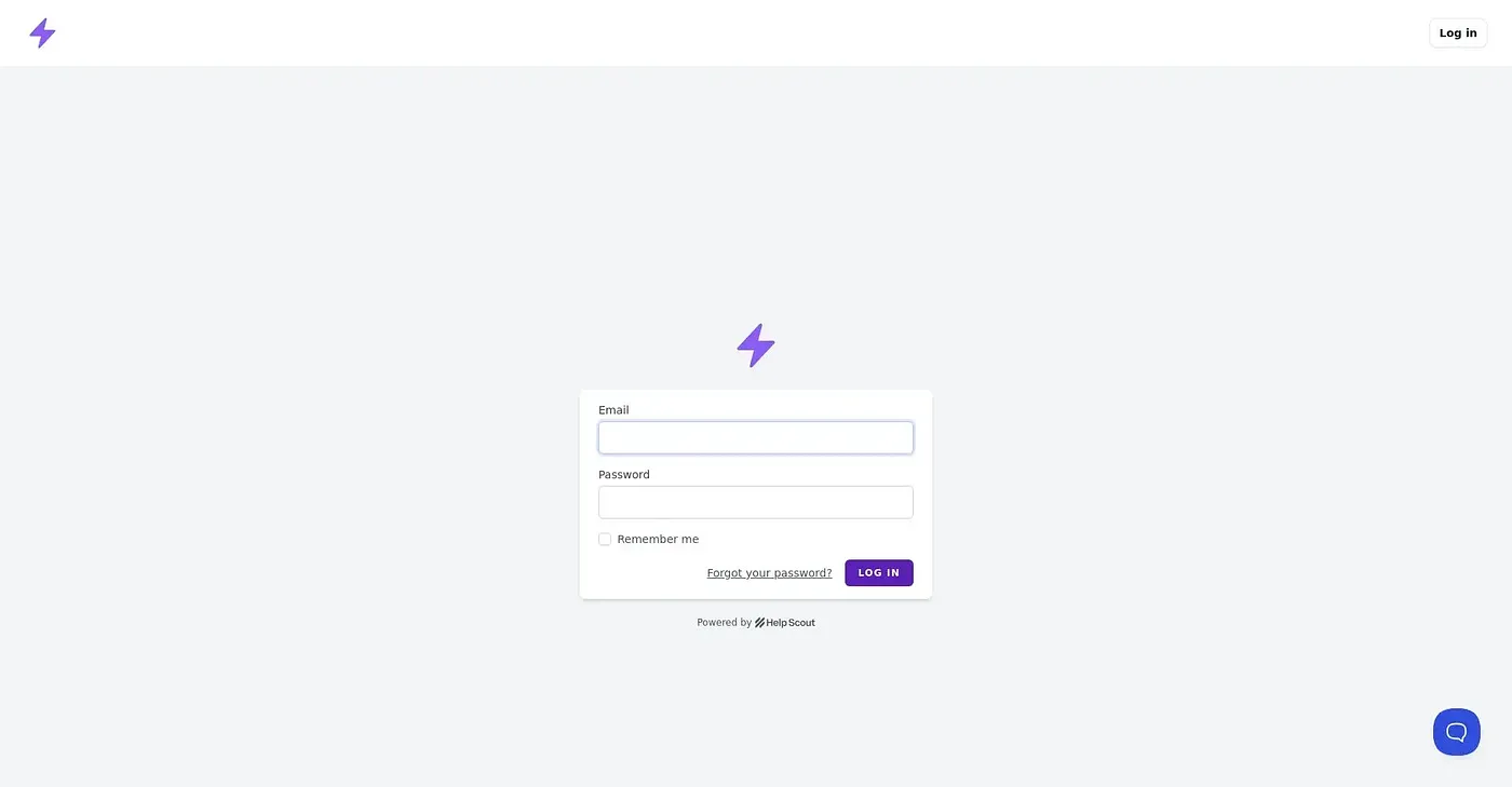 Screenshot of Support Agent AI