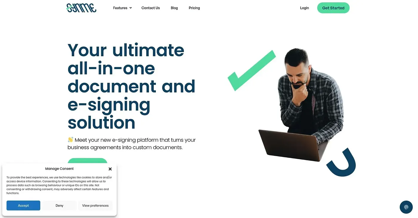 Screenshot of Synme