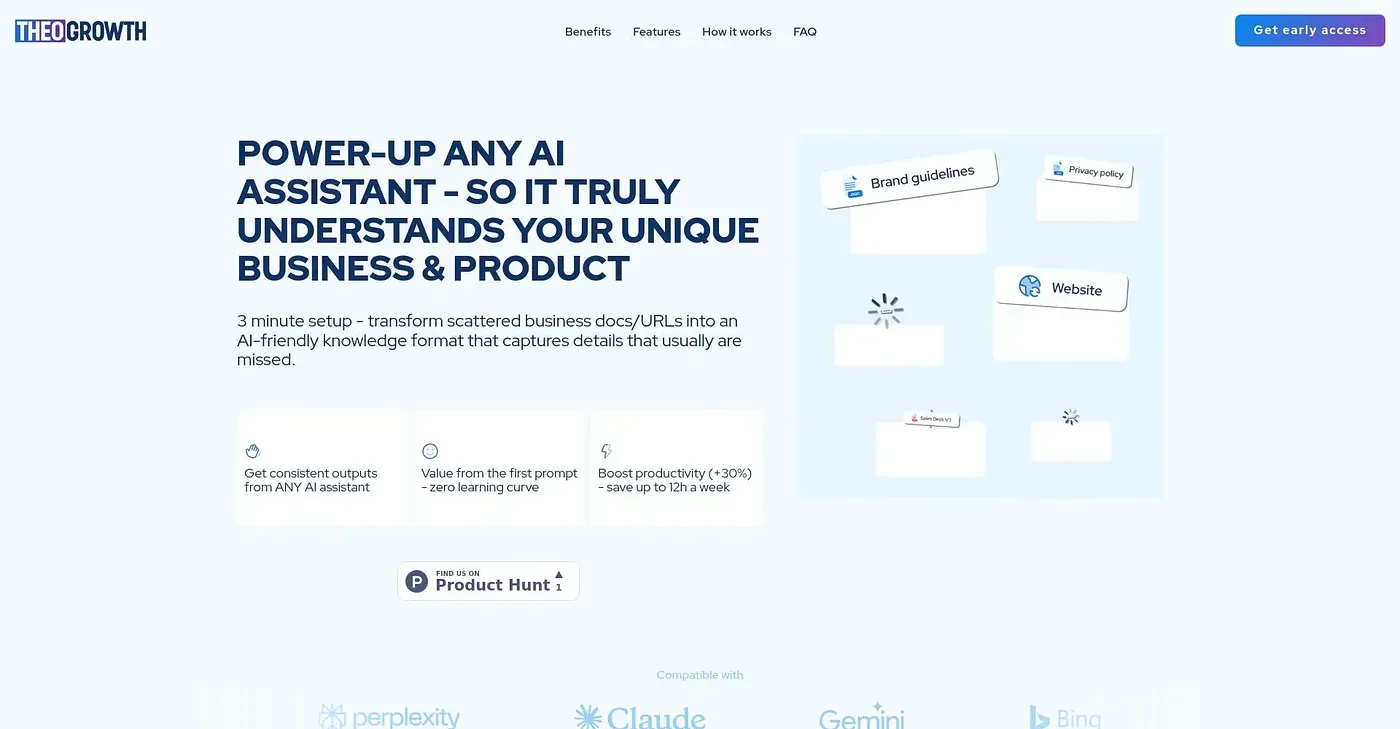 Screenshot of THEO GROWTH