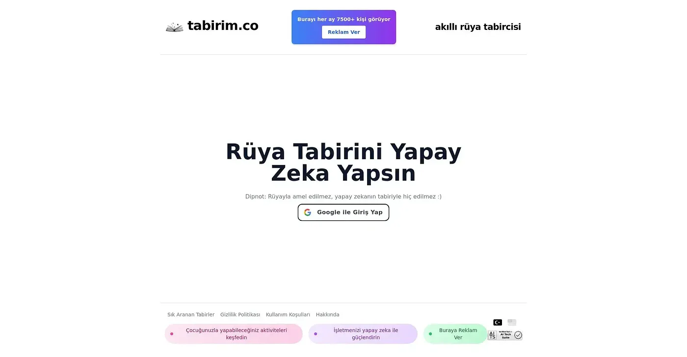 Screenshot of Tabirim