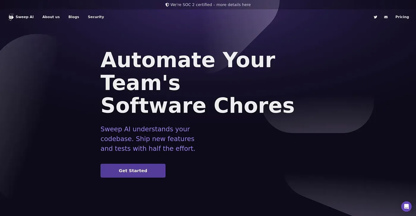 Screenshot of Sweep