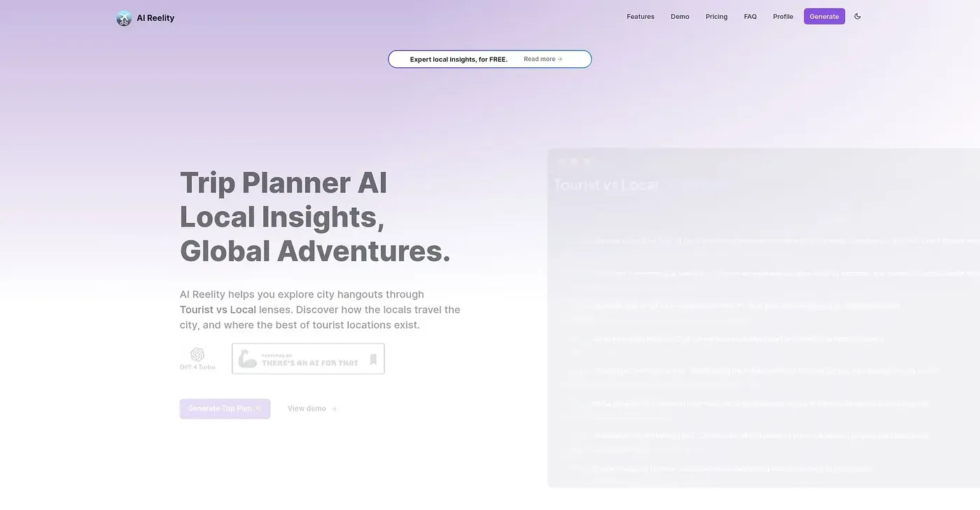Screenshot of Aireelity