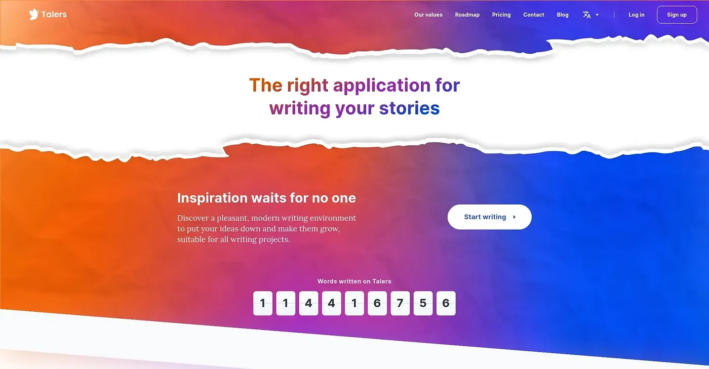 Screenshot of Talers