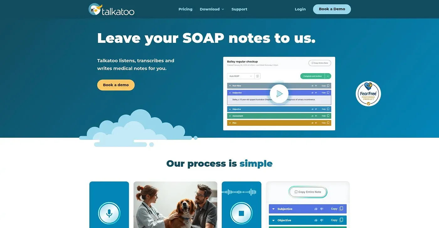 Screenshot of Talkatoo