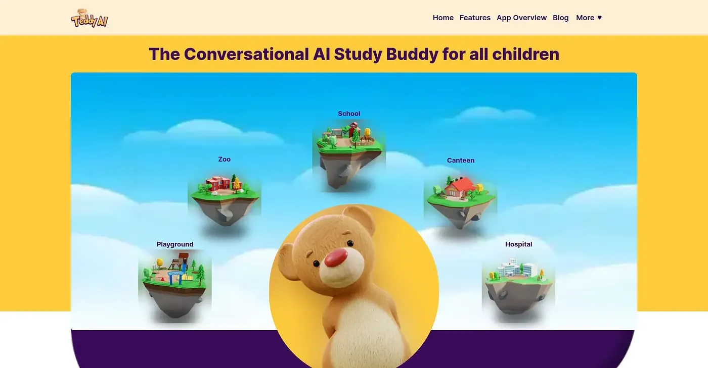 Screenshot of Teddy AI