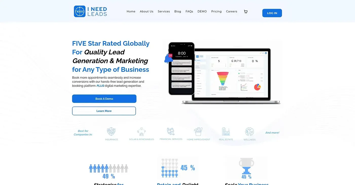 Screenshot of The I Need Group