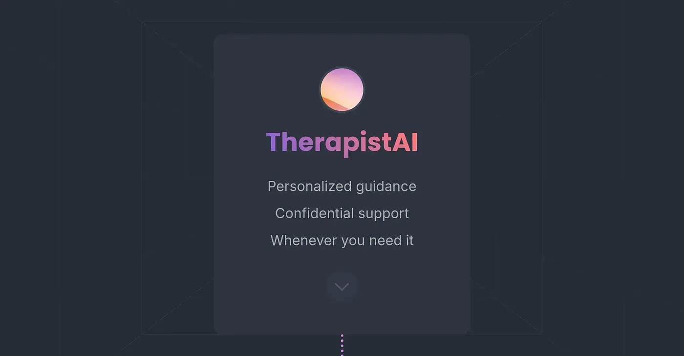 Screenshot of Therapist AI