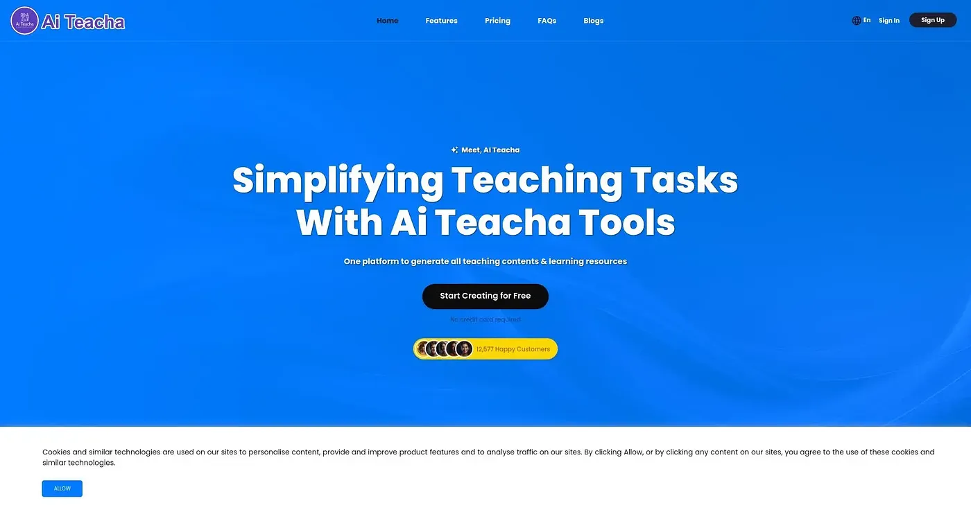 Screenshot of Aiteacha