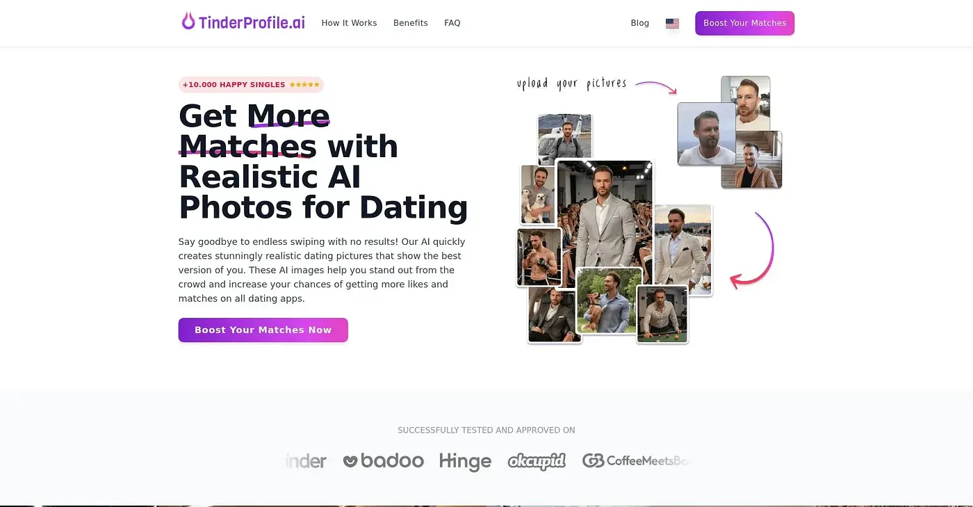 Screenshot of Tinder Profile AI