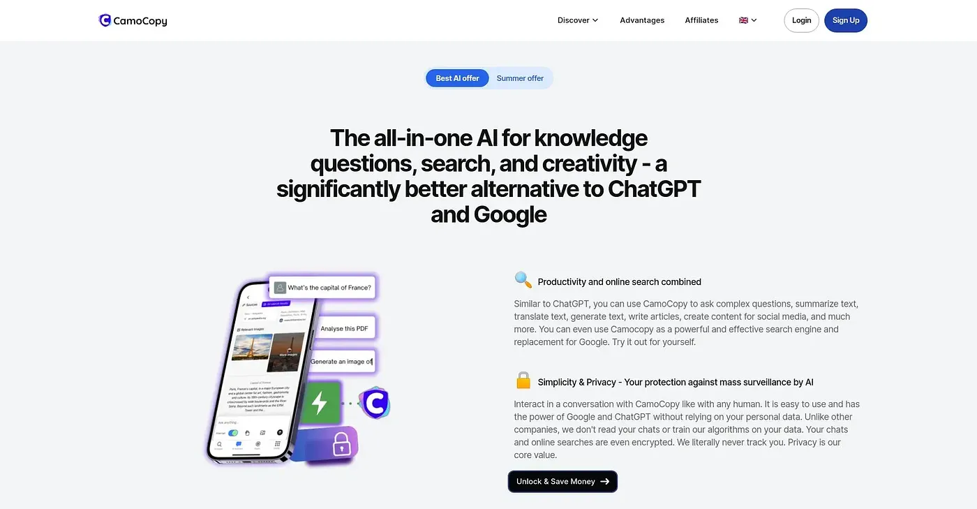 Screenshot of Toolify