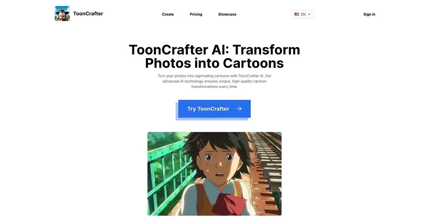 Screenshot of Toon Crafter