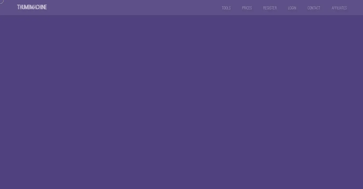 Screenshot of Thumb Machine
