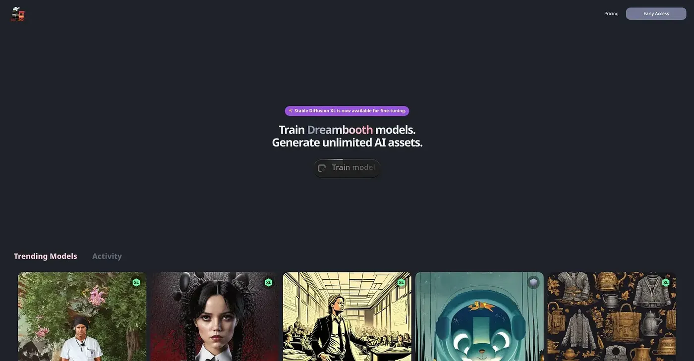 Screenshot of Train Engine AI