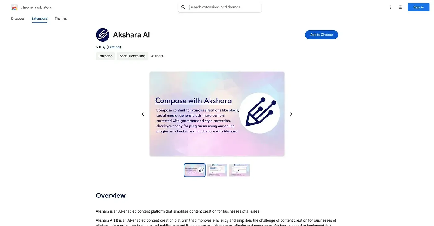 Screenshot of Akshara AI