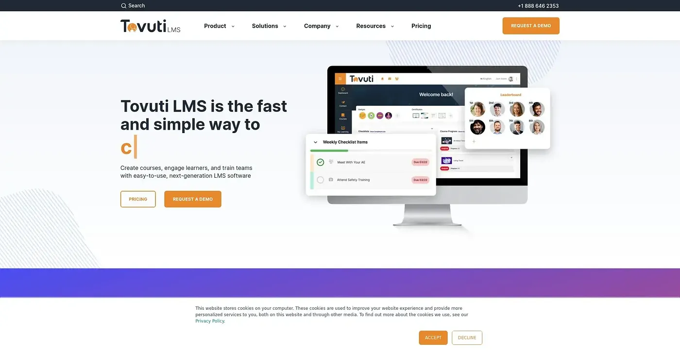Screenshot of Tovutilms