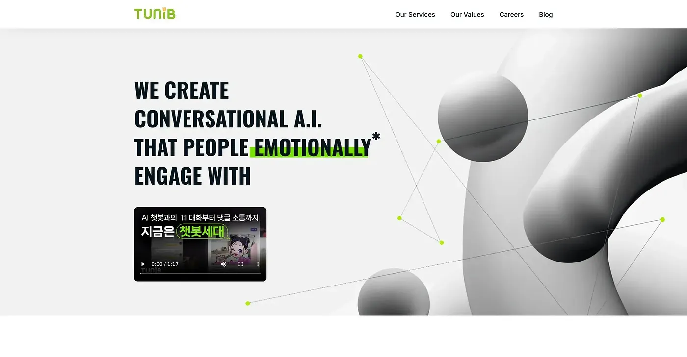 Screenshot of Tunib