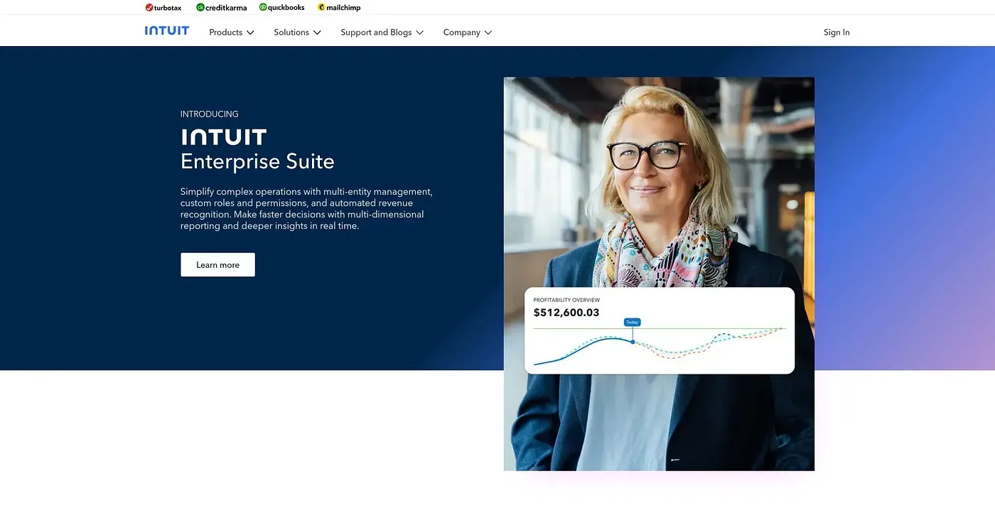 Screenshot of TurboTax