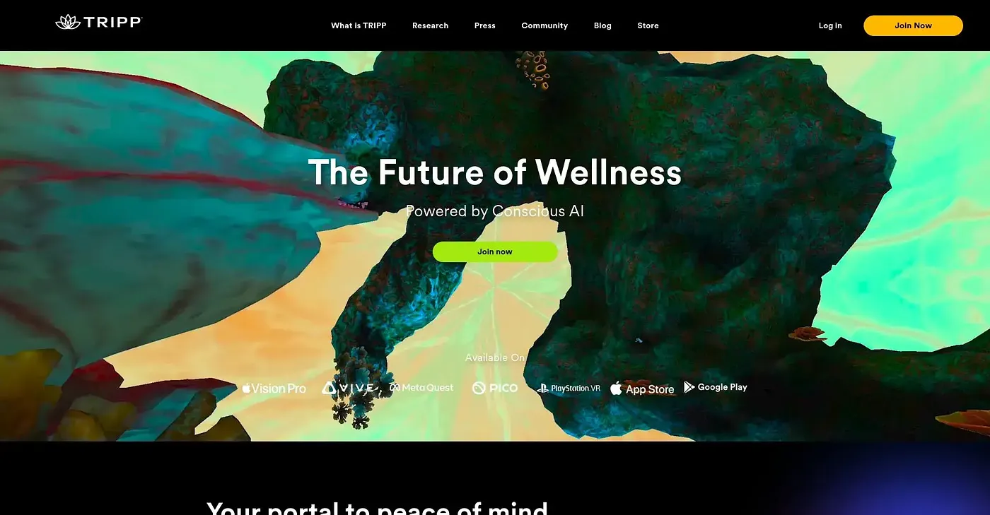 Screenshot of Tripp