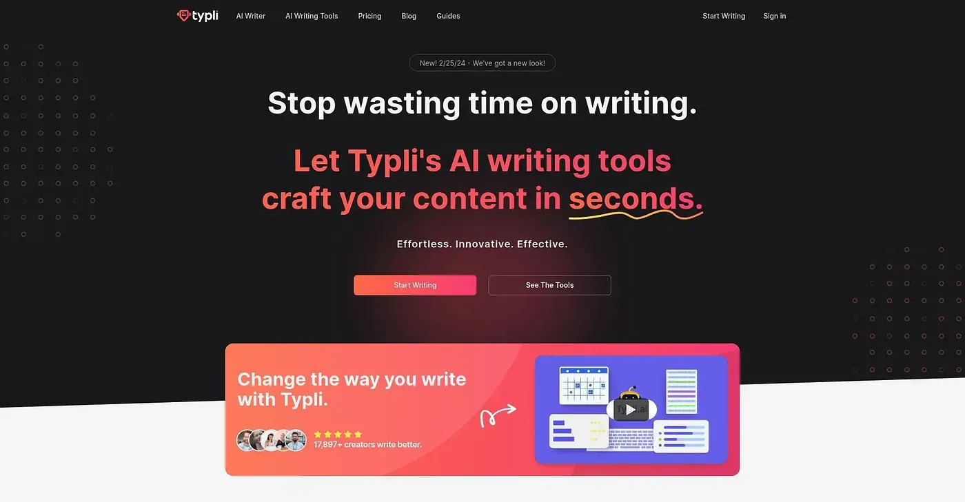 Screenshot of Typli