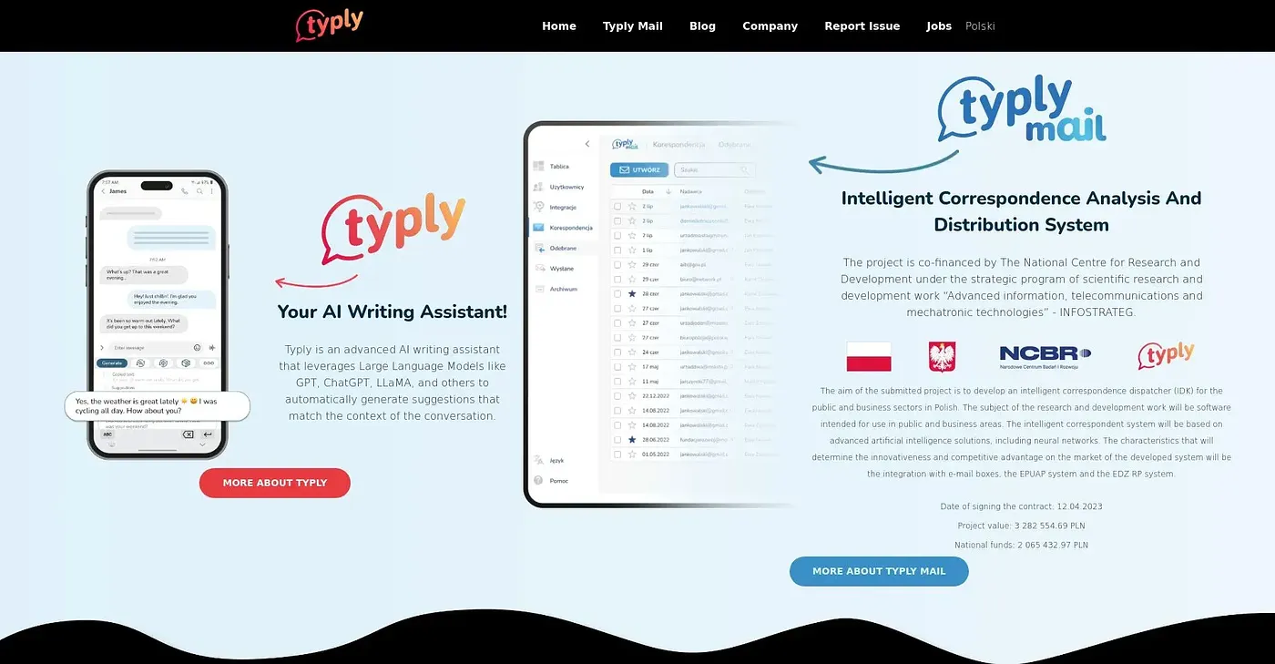 Screenshot of Typly